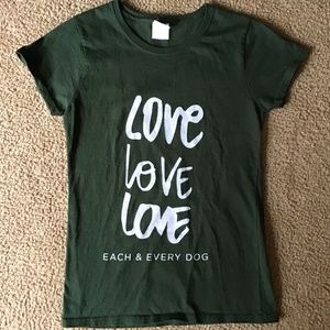 Love Every Dog Women’s Fitted Short Sleeve Shirt